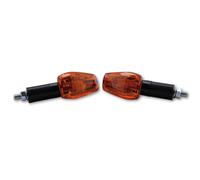 HIGHSIDER Smart Imola 1 Bulb Mini Indicator Body Black / Lens Orange - (Pair),