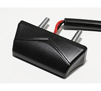 HIGHSIDER smart LED License Plate Light Black (1pc), black