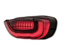 HIGHSIDER smart LED TailLight Black Honda Style, E-Approved (1pc), black