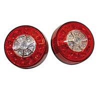 HIGHSIDER smart LED TailLight/Indicator For ATV Black/Red 3in1, E-Approved (Pair), red