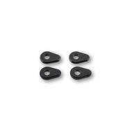 HIGHSIDER smart Mounting Plates Indy Spacer Black Aluminium, for Yamaha, black