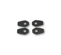 HIGHSIDER smart Mounting Plates Indy Spacer Black For Various Kawasaki, Yamaha, Suzuki, black