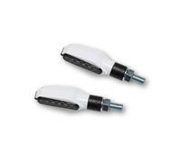 HIGHSIDER Smart Multiface LED Indicator Body White / Lens Smoked (Pair), Front & Rear, white