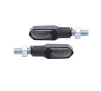 HIGHSIDER Smart Namiko-TS LED 2in1 Indicator DRL Combination Body Black / Lens Smoked (Pair), Front, black