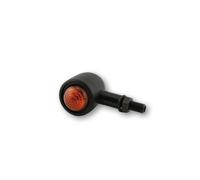 HIGHSIDER Smart Old School Typ 1 Bulb Indicator Body Black / Lens Orange (Pair), Front & Rear, black