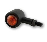 HIGHSIDER Smart Old School Typ 1 Bulb Indicator Body Black / Lens Orange (Pair), Front & Rear, black