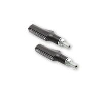 HIGHSIDER smart Shorty Fin LED TailLight/Indicator Black/Smoke 3in1, E-Approved (Pair), black