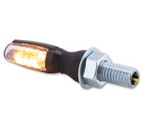 HIGHSIDER Smart Spark LED Indicator Body Black / Lens Clear (Pair), Front & Rear, black