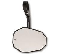 HIGHSIDER smart Bar End Mirror Straight Black Long (1pc), black