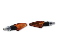 HIGHSIDER smart Toledo Bulb Indicator Body Black / Lens Orange (Pair), Front & Rear