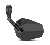 HIGHSIDER STEALTH-X5 handlebar end mirror, short, black