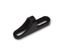 Highsider universal adapter, 76mm long, screw hole spacing 21-58mm, black