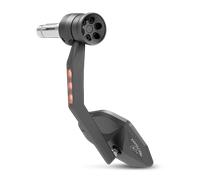 HIGHSIDER VICTORY RIM handlebar end mirror with LED turn signals, black