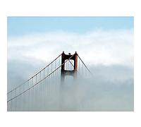 Highsmith Golden Gate Bridge Fog Photo Unframed Wall Art Print Poster Home Decor Premium