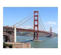 Highsmith Golden Gate Bridge Landscape Photo Art Print Canvas Premium Wall Decor Poster Mural