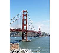 Highsmith Golden Gate Bridge Portrait Photo Unframed Wall Art Print Poster Home Decor Premium