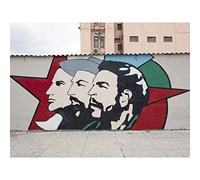 Highsmith Mural Cuba Revolution Guevara Photo Large Wall Art Poster Print Thick Paper 18X24 Inch