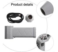 Highspeed Cordless Turbo Fan Air Blower Having Led Light 130000 RPM Brushless Motor 52 M/s Strong Wind Dual 21700 Battery Powered Mobile Cooling Gadget (Black)