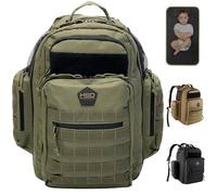 HighSpeedDaddy Baby Diaper Backpack - Military-Grade, Waterproof Men's Backpack - Baby Diaper Travel Bag for Dads & Moms, Ranger Green (32 Liters), (32L) US, Classic