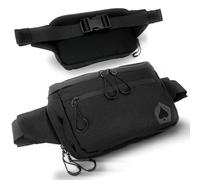 HighSpeedDaddy Carry Fanny Pack - 500D Water-Resistant Nylon, Quick Access CCW Pocket, YKK AquaGuard Zippers, EDC Bag with Adjustable Waist (upto 49"),Everyday Carry for Men & Women- Black