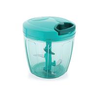 Highstreet Manual Vegetable, Fruit Chopper, Stainless Steel Blade, Nut, Onion Chopper, Hand Meat Grinder, Slicer, Blender Food Processor, 5 Stainless Steel Blades,Pull Chord, Green (1000ml) Green