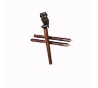HIGHSTREET NAUTICAL Owl Head Walking Cane - 37” Wooden Stick with Antique-Style Metal Handle - Vintage Collectible Cane for Men & Women - Ideal for Costumes, Décor, or Gift Giving