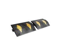 HighStrength 5cm Speed Bump for Traffic Calming Easy Installation Ideal for Driveways and School Zones Durable Rubber Traffic Stopper 4/5 Cm Height