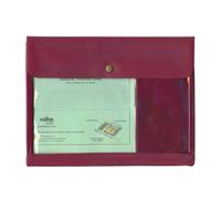 HIGHTIDE DF084 Nähe General Purpose Case A5, red (wine), A5, Hightide High Tide Penco Nahe Memo Storage Case Retro Cute Girl Stationery