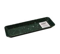 HighTide Melamine Marbled Desk Tray: pen tray / 9 in. x 3 in. x 1 in. (Dark Green)