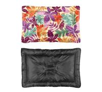 Hightopup Autumn Foliage Print Cat Mat Non Slip Bottom Tough Dog Bed Washable Cat Bed Kennel Accessories Multi Scenario Multi Model Dog Mat Gift Printed Travel 36× 24 Inch