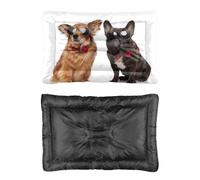 Hightopup Cool Cobra Dog Dog Bed, Crate Bed Cushion Non Slip Bottom Comfort Beds Medium Washable Multi Scenario Pet Bedding Gift Printed Crate 90 x 60 cm