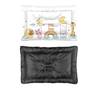 Hightopup Cute Animal In Sky Dog Bed, Dogs Bed Dog Mats Non Slip Bottom Fluffy Medium Washable Multi Scenario Furniture Gift Printed Medium Dogs 60 X 45 cm