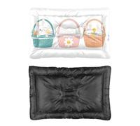 Hightopup Easter Basket Rabbit Flower Dog Bed, Dog Beds Bed Liner Non Slip Bottom Flat Indestructible Multi Scenario Furniture Gift Printed Dogs Beds Medium 90 x 60 cm