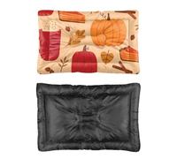 Hightopup Fall Pastry Pet Mat Bed Non Slip Bottom Personalized Dog Bed Non Slip Dog Mat Room Essentials Multi Scenario Multi Model Pet Gift Printed Camping 24× 18 Inch