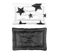 Hightopup Little Black Star Dog Bed Crate Personalized Dog Bed Car Pet Non Slip Bottom Supplies Multi Scenario Multi Model Cat Sleeping Mat Gift Printed Pet Pad 60 X 45 cm