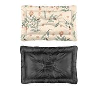 Hightopup Nature-Inspired Seasonal Pattern Dog Bed, Dog Mattress Crate Mattress Non Slip Bottom Comfort Bed Waterproof Multi Scenario Pet Bedding Gift Printed Beds Medium 90 x 60 cm