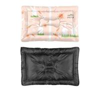 Hightopup Pale Pink Easter Bunny Dog Bed, Dog Mattress Pet Beds for Dogs Non Slip Bottom Fluffy Bed Medium Washable Multi Scenario Bedding Gift Printed Puppy Mats 60 X 45 cm