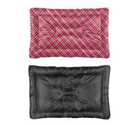 Hightopup Red Black Plaid Pet Bed Mat Non Slip Bottom Flat Cat Bed Cat Washable Dog Friendly Furniture Multi Scenario Multi Model Dogs Gift Printed Dog Sofa Mat 24× 18 Inch