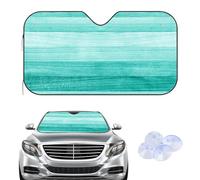 Hightopup Windscreen Sun Shade for Car Inside,Car Windshield Sun Shade Foldable,Suns Screen for Cars Windscreen,Cars Front Window Suns Shades,Windscreens Shades,New Driver Gifts,Green,140X70cm
