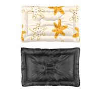 Hightopup Yellow Dotted Stars Dog Bed, Dog Beds Bed Cover Non Slip Bottom Soft Crate Crate Bumper Pads Multi Scenario Bedding Gift Printed Blankets for Medium Dogs 90 x 60 cm