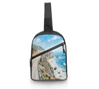 Highway 1 Ocean View Sling Bag Cross Body Bag Waist Pack