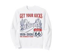 Highway 66 Get Your Kicks Centennial 1926-2026 Road Trip Sweatshirt