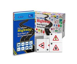 Highway Code 2025 UK - Theory Test Book With 128 Flash Cards, Road Signs, DVLA Learner Driver Guide - Driving Test Gifts for 17th Birthday