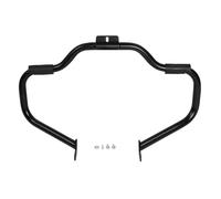 Highway Crash Bar For FL Softail 2000-2017 Slim Fat Boy For Deluxe For Cross Bones Springer Classic Motorcycle Mustache Highway Engine Guard(Matte Black)