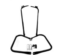 Highway Crash Bar Highway Bars For Touring For Road King For Glide FLHTC FLTRU 1997-2008 Motorcycle Bracket Guard W/Support Bar(Black)