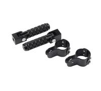 Highway Front Footrest Foot Pegs Pedals Folding Footpeg Clamps For CFMOTO CF 800MT 650MT 700MT 450MT 800 MT 650 700 Accessories Footrests(Black)