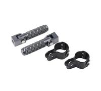 Highway Front Footrest Foot Pegs Pedals Folding Footpeg Clamps For CFMOTO CF 800MT 650MT 700MT 450MT 800 MT 650 700 Accessories Footrests(GRAY)
