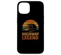 Highway Legend Trucker Retro Vintage Big Rig Case for iPhone 13