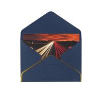 Highway Light Thank You Card Envelope 4x6 Inch Wedding Baby Shower Thank You Bride Shower Business Birthday.