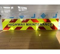 Highway Maintenance Chevron Kit | Chapter 8 Compliant | Prismatic Grade Reflective | Self-Adhesive Magnetic or Composite Aluminium | Complete Vehicle Set